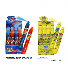 TNT mega sour spray