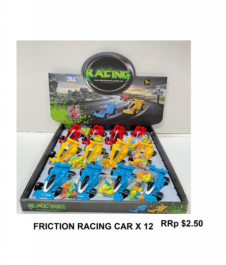 FRICTION RACING CAR