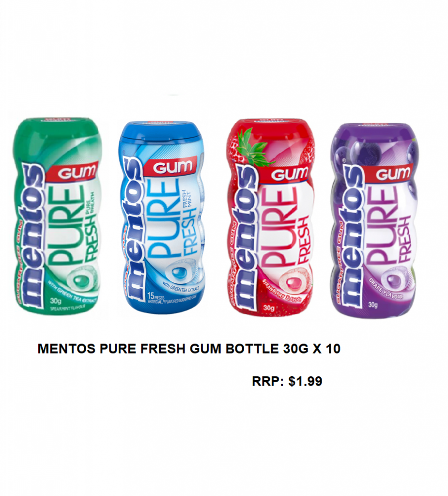 MENTOS PURE GUM