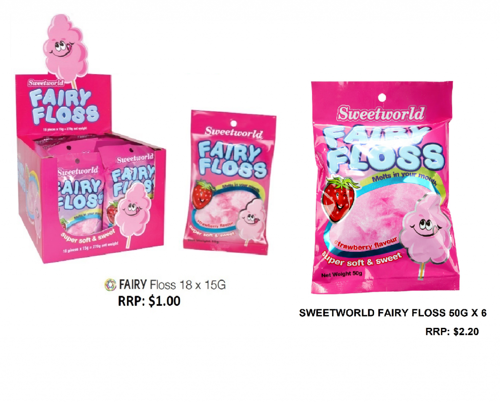 fairy floss 15G & 50g