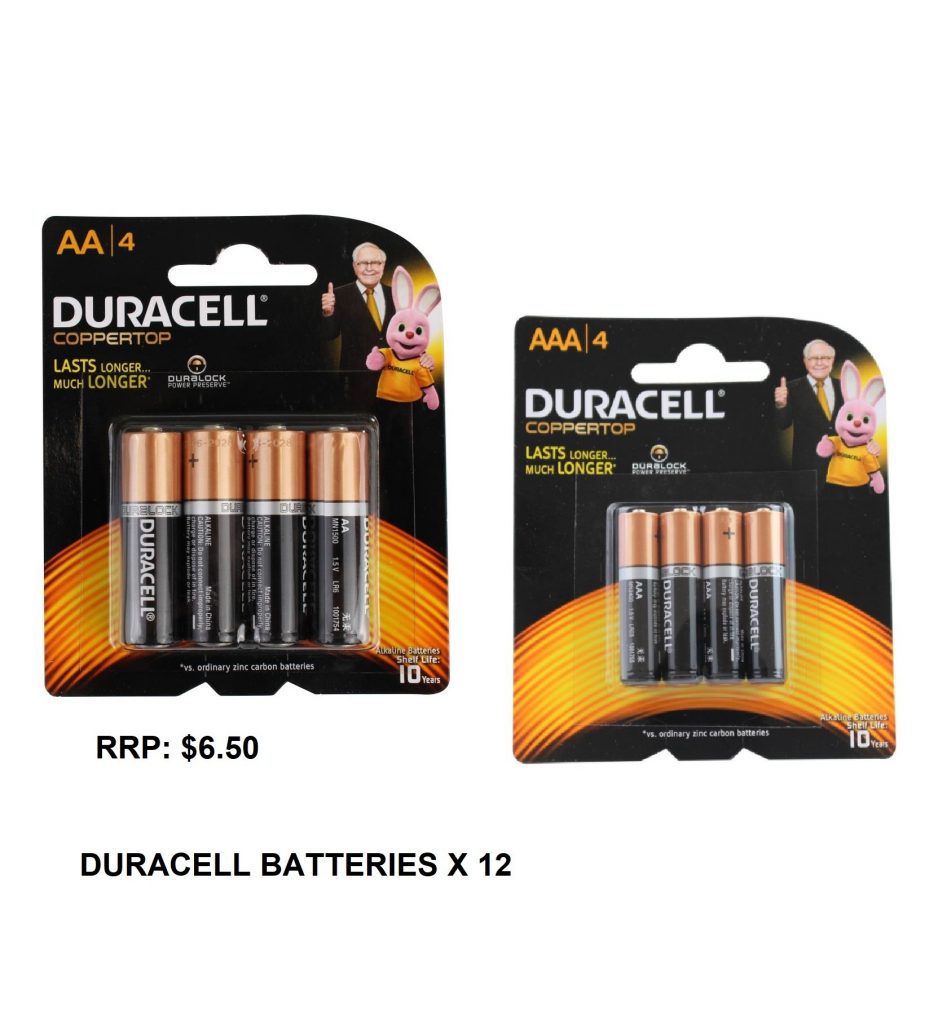 DURACELL BATTERIES