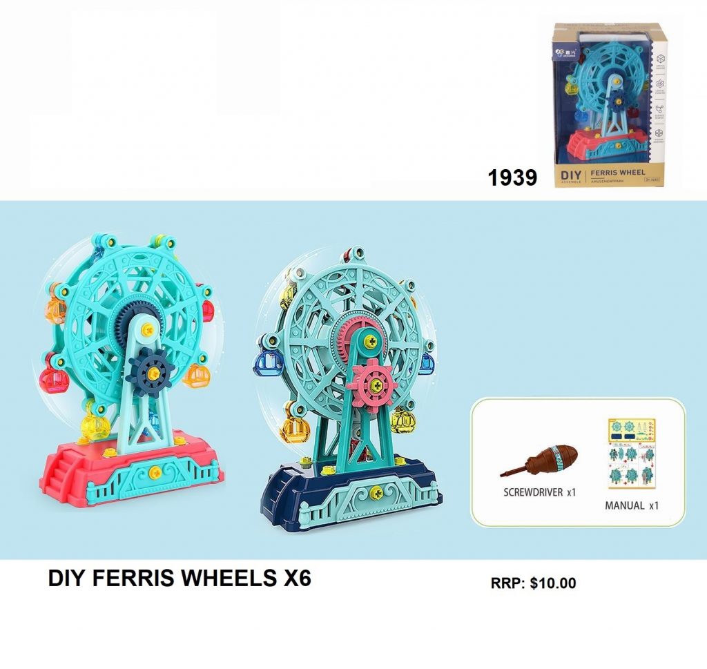 DIY FERRIS WHEELS X 6