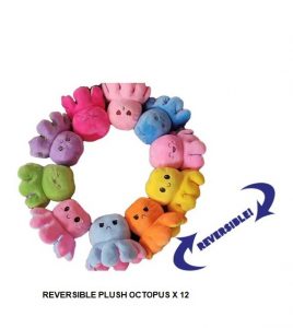 PLUSH OCTOPUS X 12